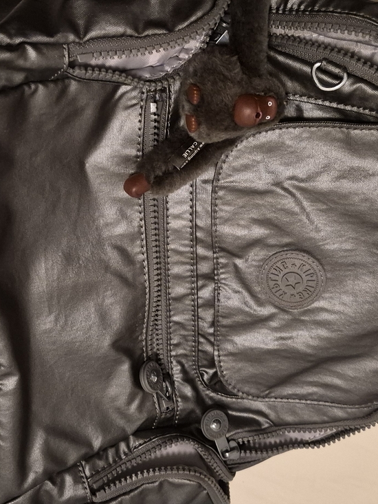 Kipling Black Backpack with Monkey Charm main image 2